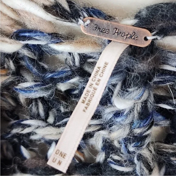 Free People Multicolor Maxi Knit Poncho - Picture 5 of 11